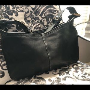 Authentic Black Coach leather bag
